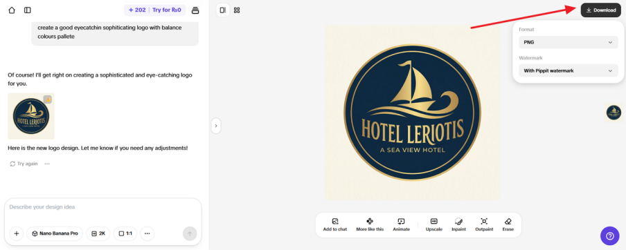 pindutin ang i-download