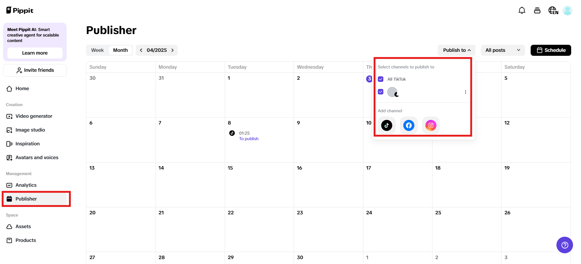 Mutli-platofrm publishing