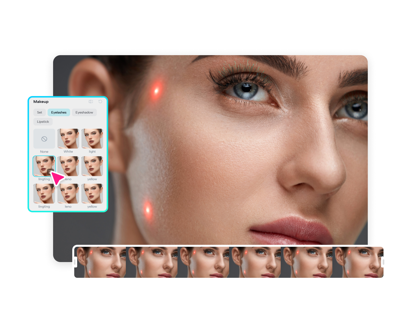 Aplicación De Maquillaje En Línea