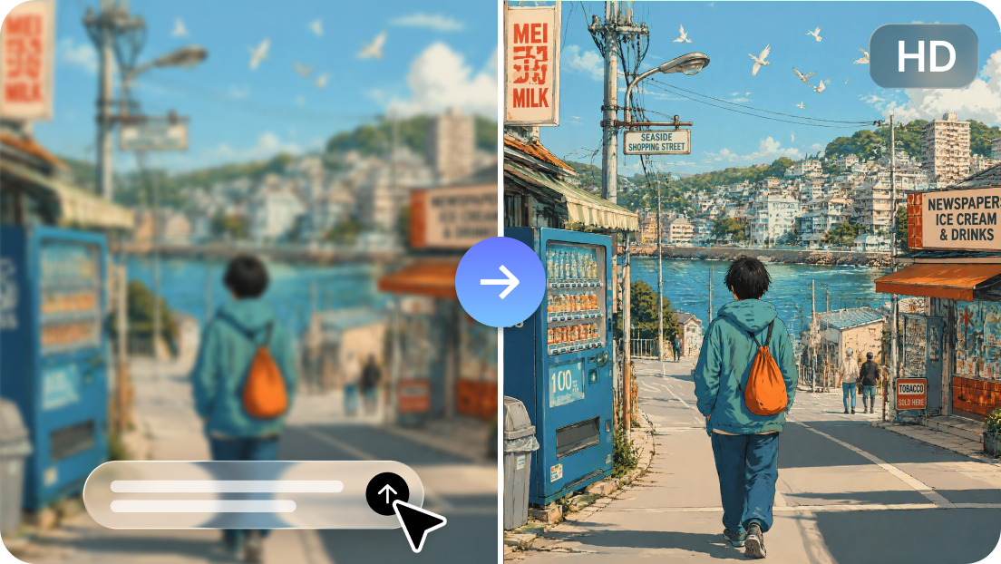 Upscaling video HD e miglioramento dei fotogrammi