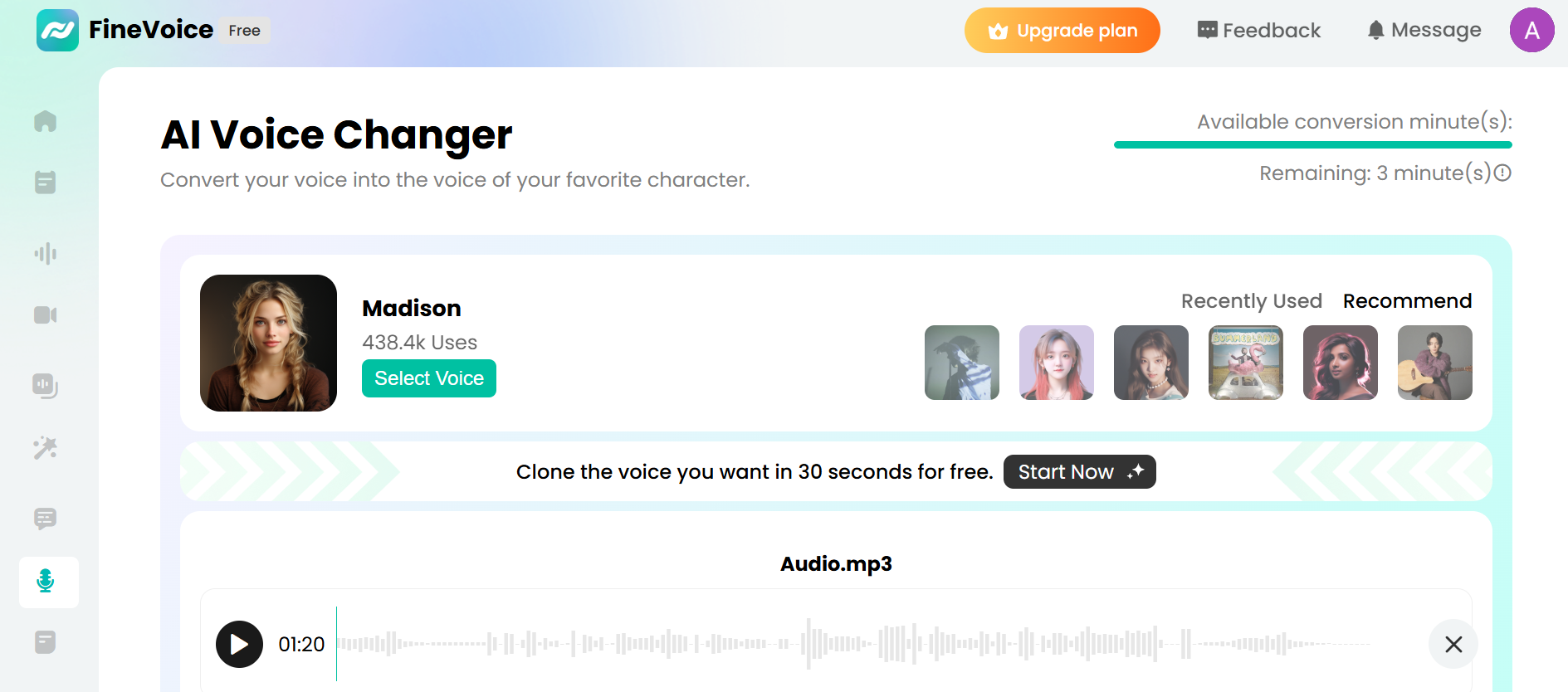 Fineshare funny voice changer
