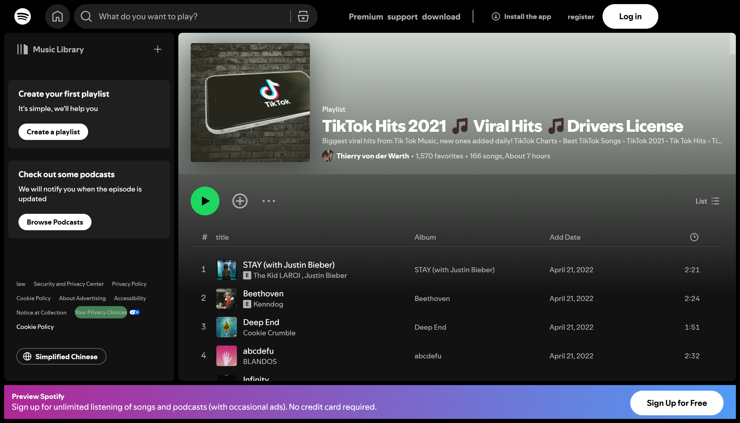 2021: Breakout hits and TikTok viral songs