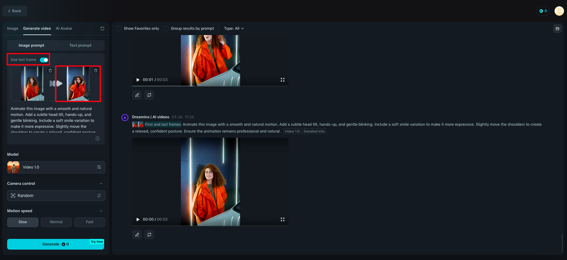 app filmpje van foto 's