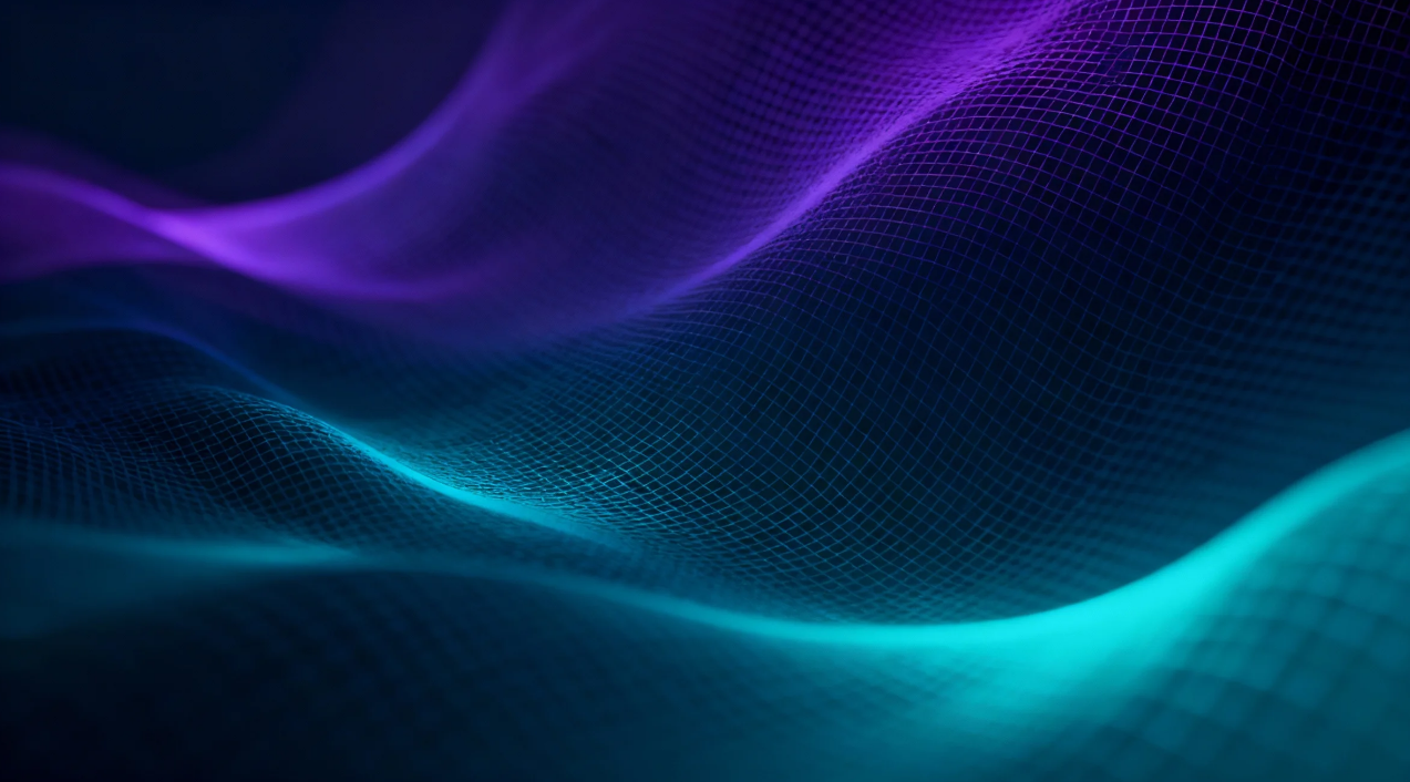 Midnight glow mesh gradient image