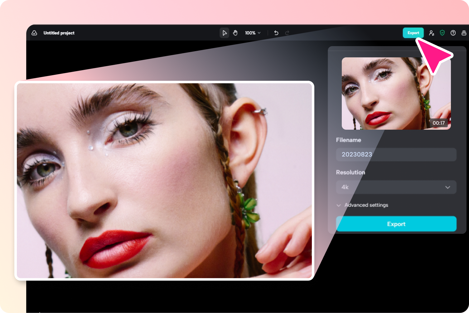 Descarga el video de maquillaje