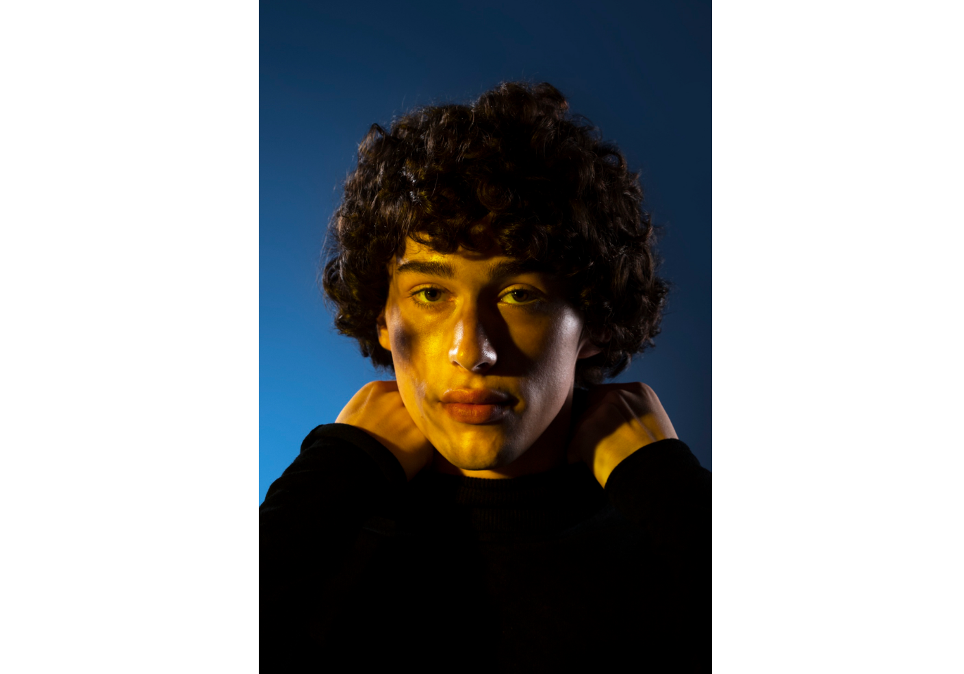 A low contrast image vs a high contrast image example