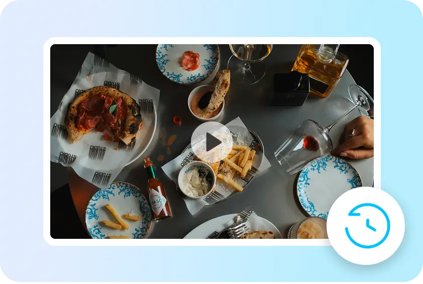 AI-generated food recipe videos