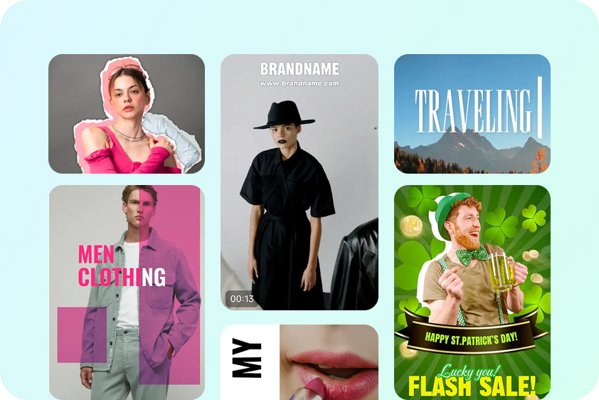 Create social media content