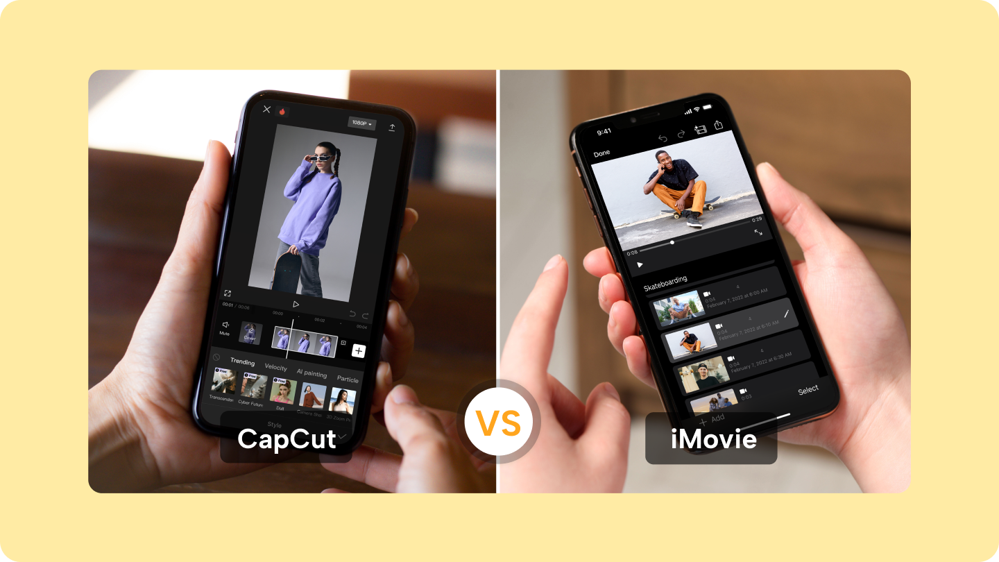 CapCut vs iMovie: Entdecken Sie den budgetfreundlichen und erweiterten Video-Editor 