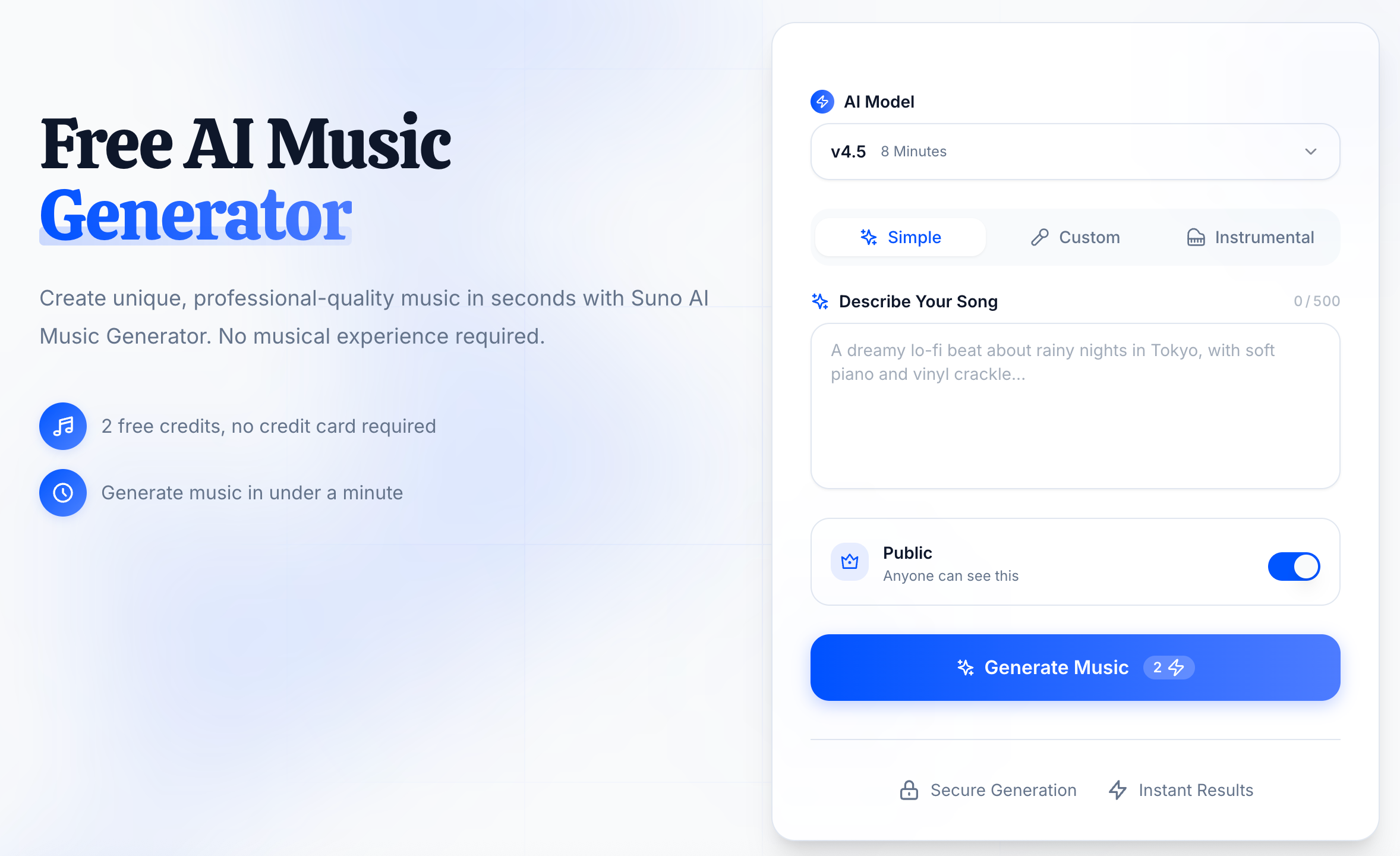 Suno's AI Music Generator