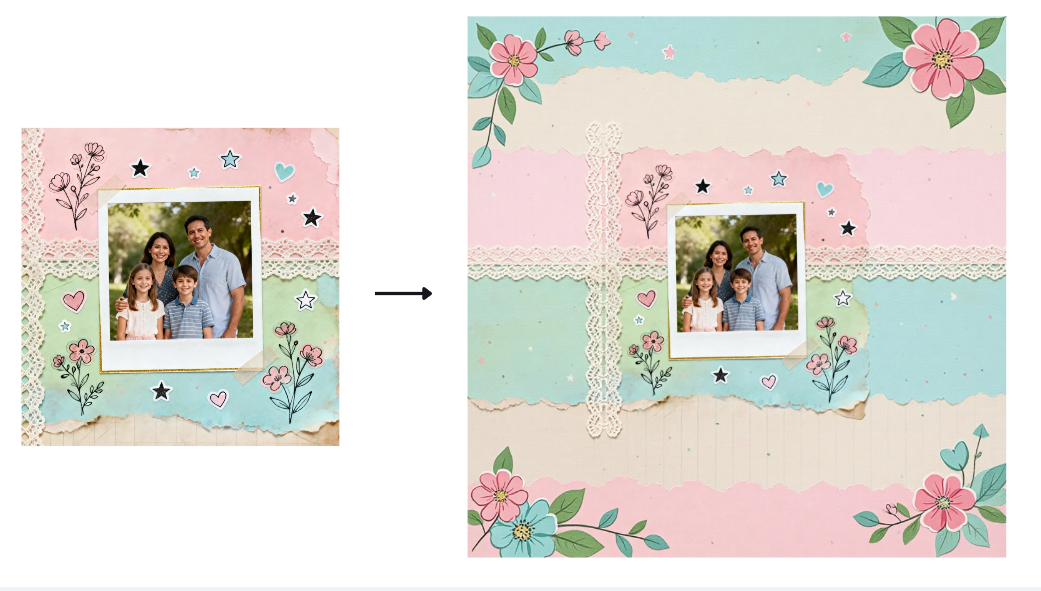 Expand feature in Dreamina