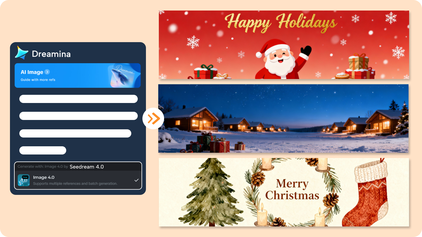 Kostenloser Weihnachts-E-Mail-Banner-Generator: Basteln Sie Urlaubsgrüße mit AI