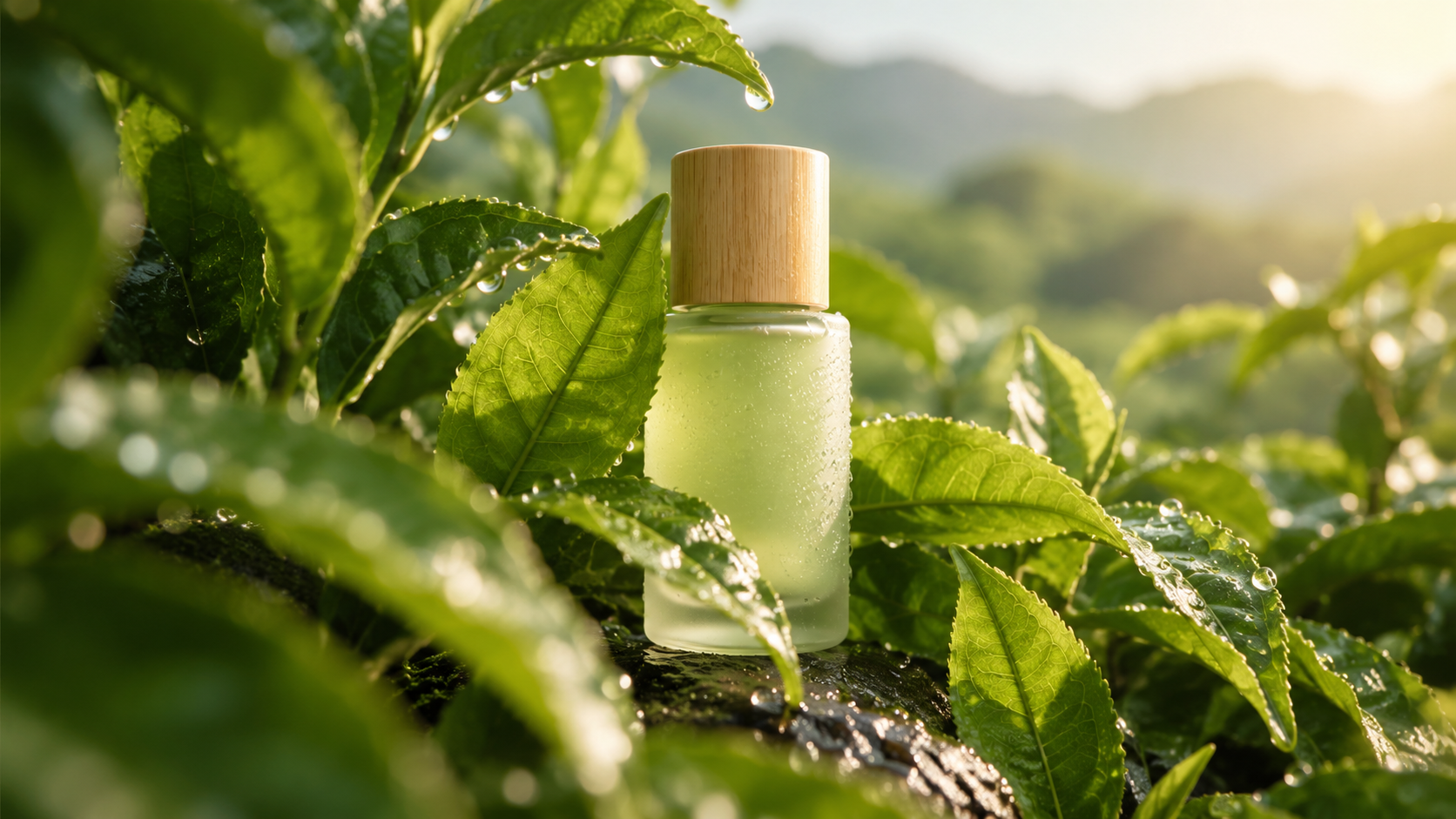 green tea macro cover