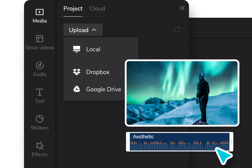 Dodaj filmy i audio