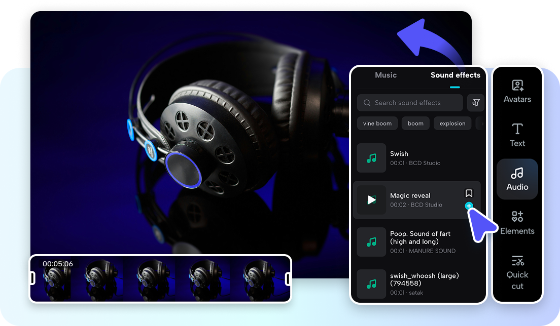 Extensive sound effects