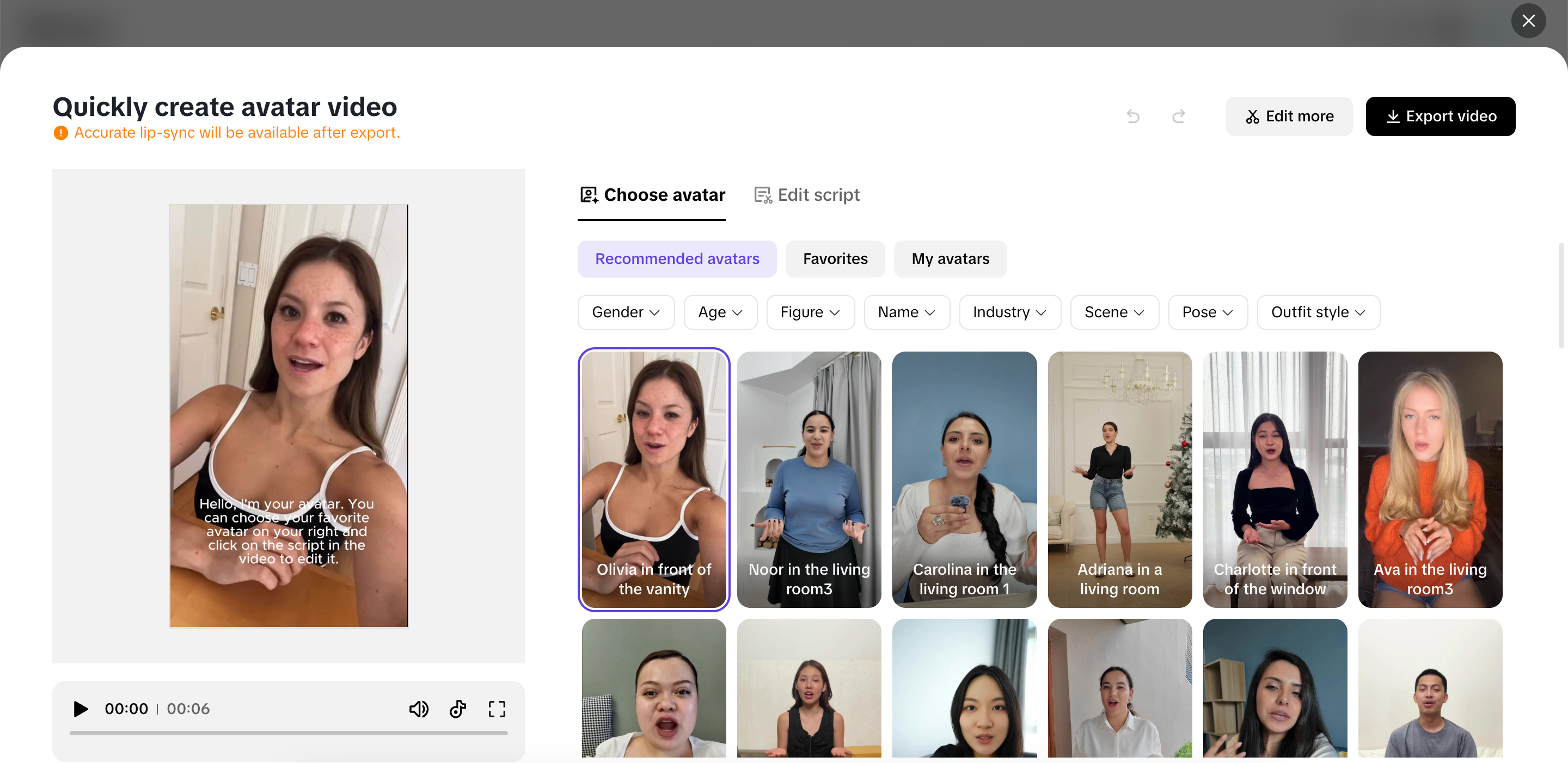 Lifelike AI talking avatars