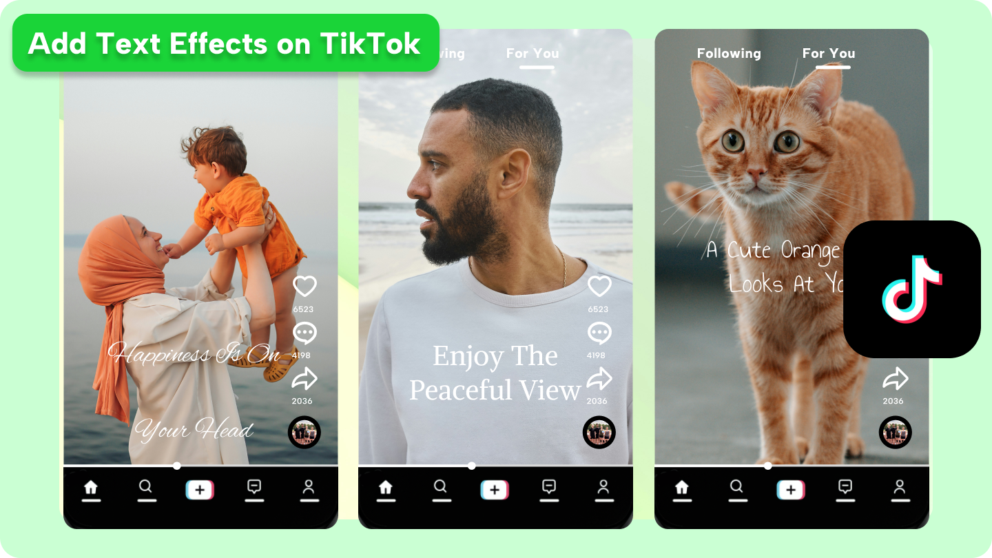 Text effects tiktok