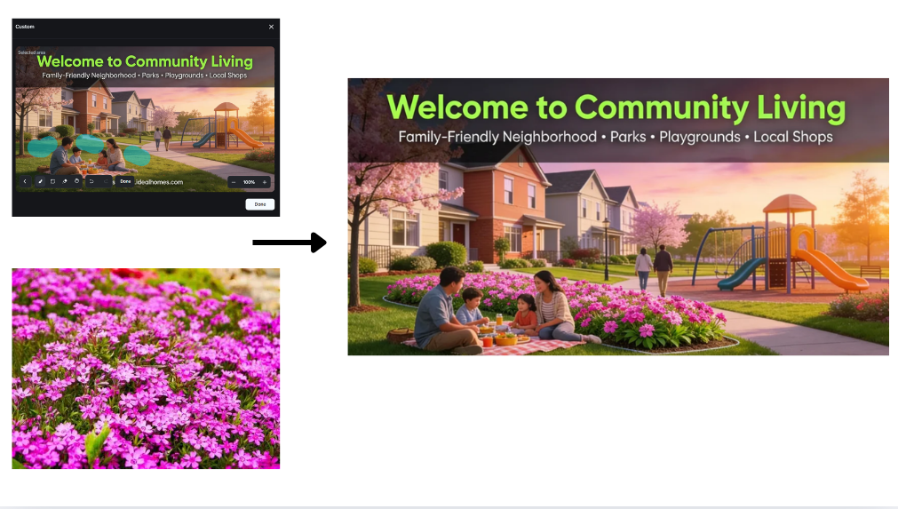 Interactive editing feature in Dreamina
