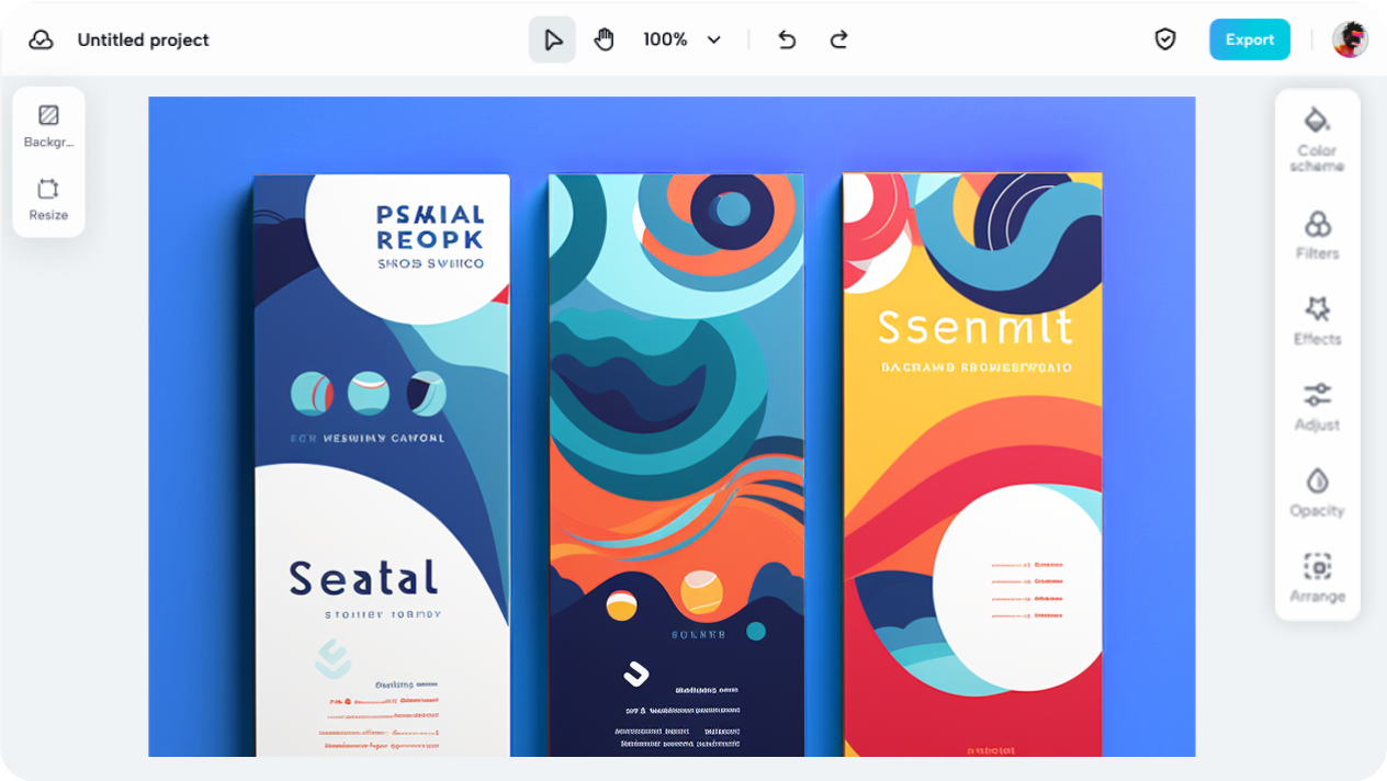 Rack Card Design: Gepersonaliseerd en aangepast ontwerp met CapCut