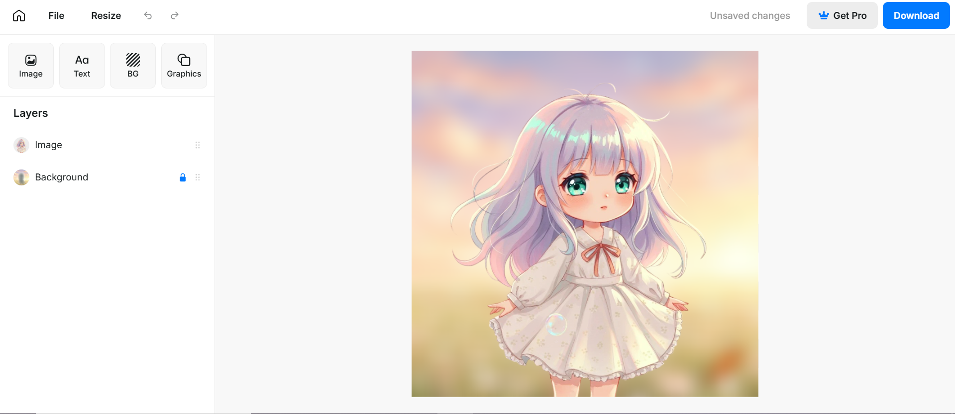 Pixelcut - online picture editor to blur background