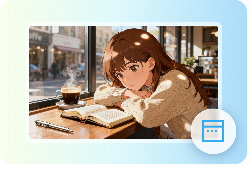 Easy online lofi wallpaper creation