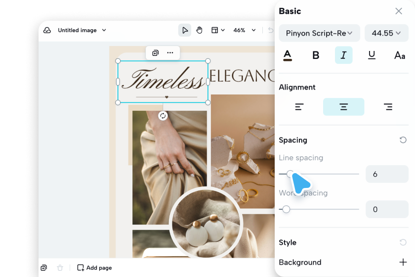 Customize your mockup design