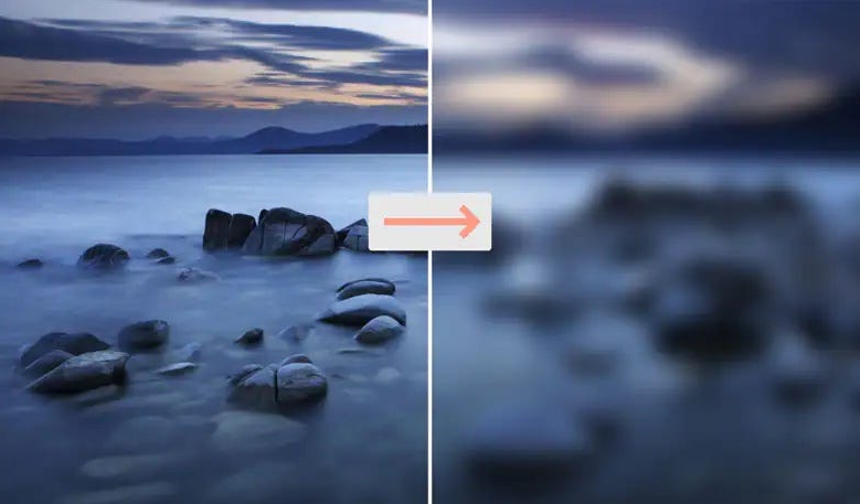 Photo blur effect