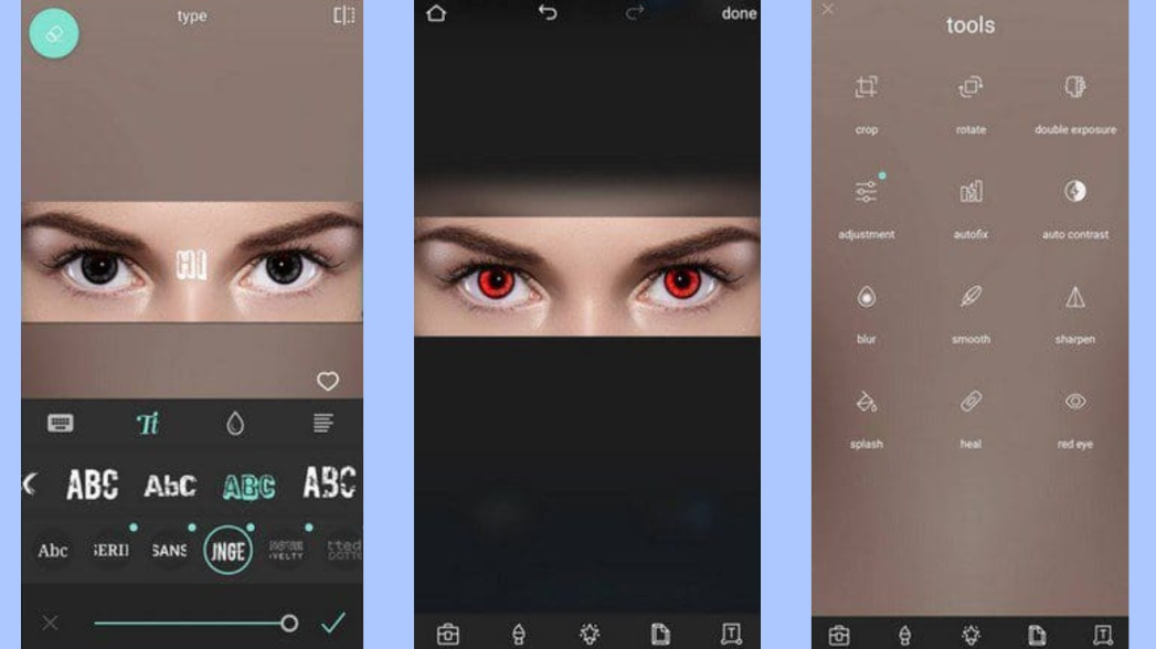 Eliminați ochii roșii folosind aplicația Pixlr