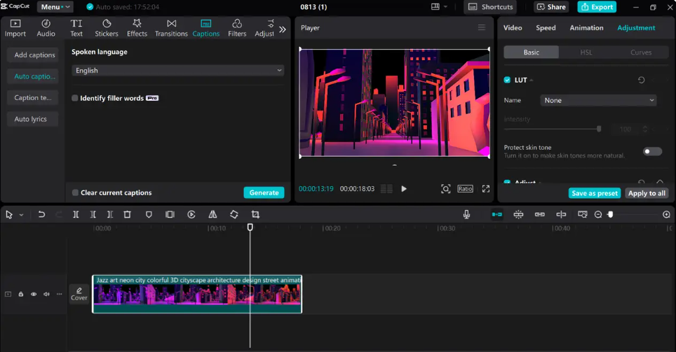 Gebruik de CapCut desktopvideobewerker om een muziekfestival songtekstvideo te maken.