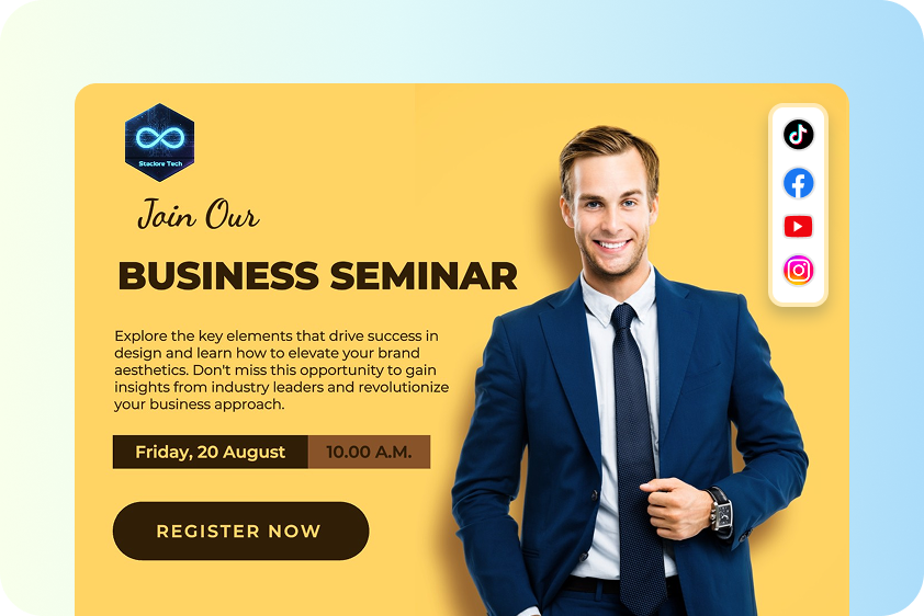 Điều chỉnh logo trong suốt cho thương hiệu truyền thông xã hội.