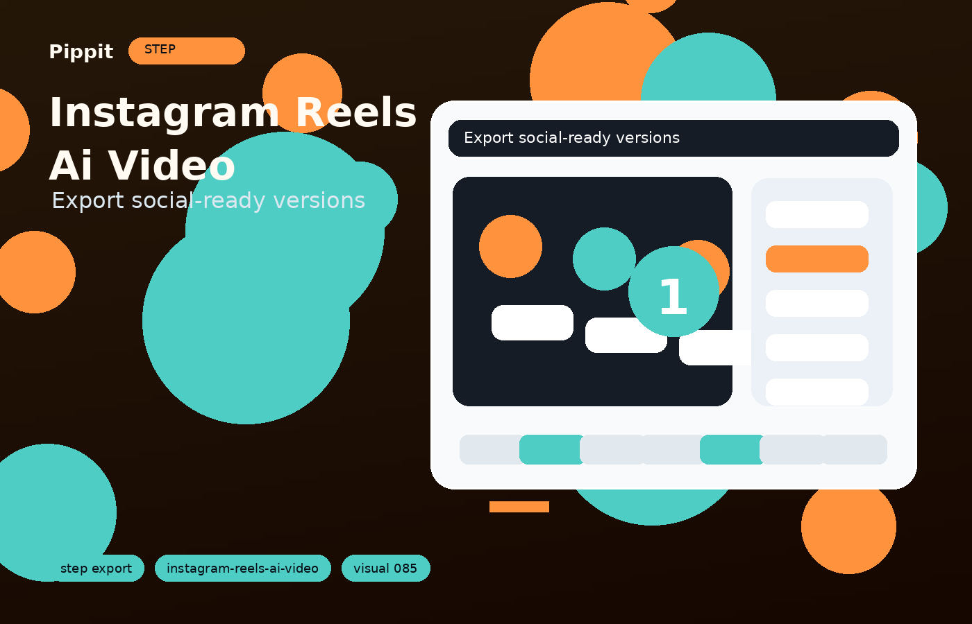 instagram reels ai video generator export and variants workflow in Pippit