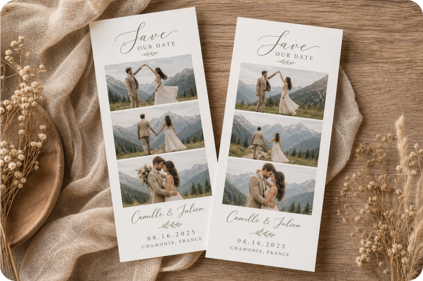 Create print-ready strips for any occasion