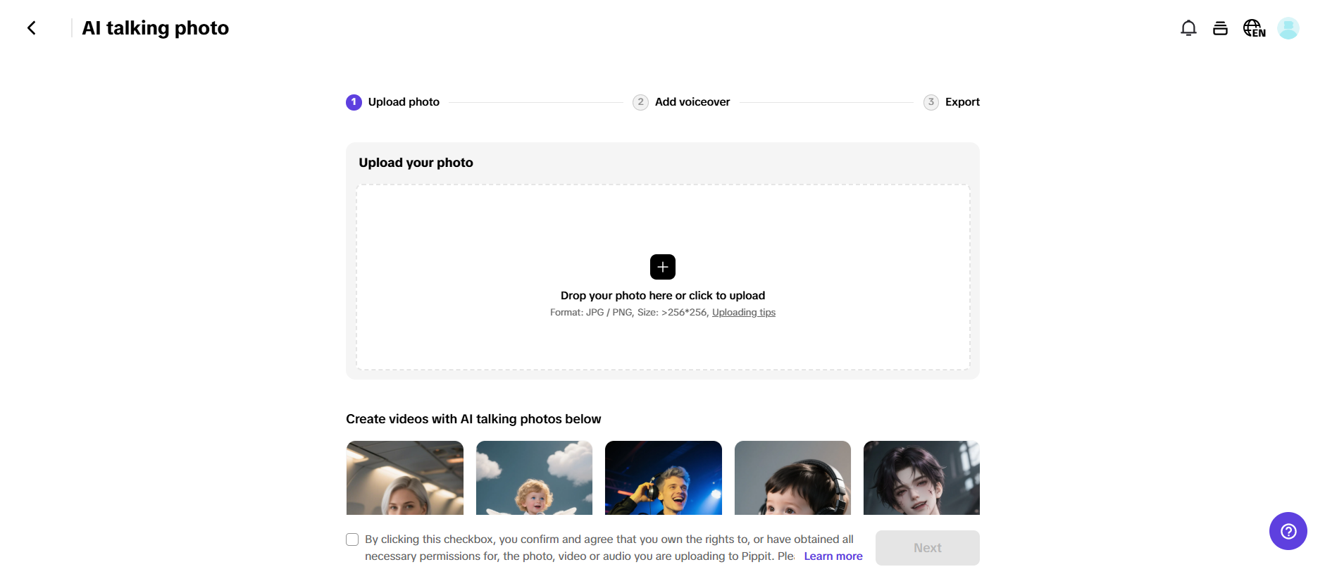Make your photo talk