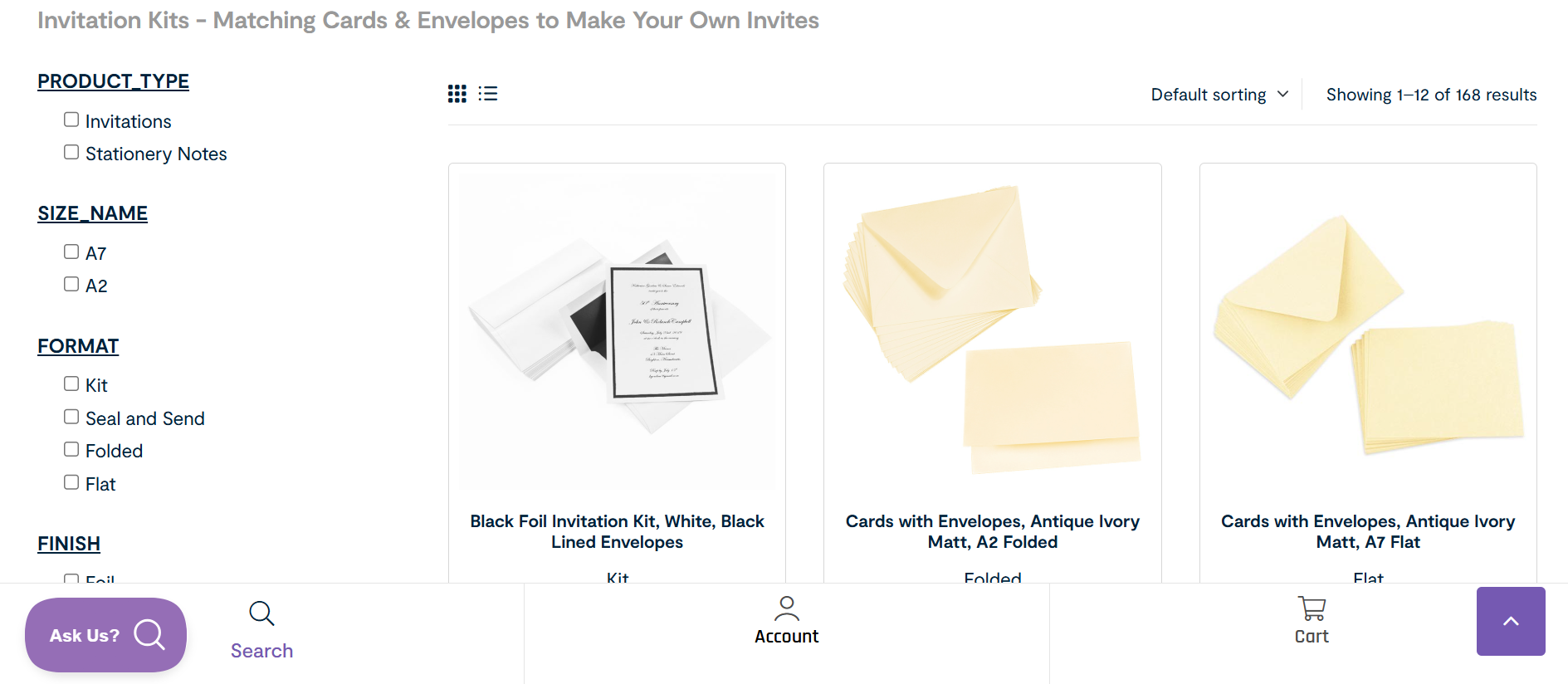 DIY invitation kits