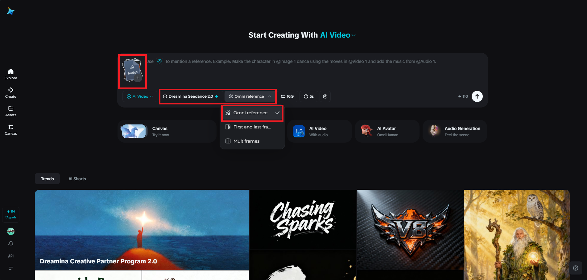 Set up the model and add your references