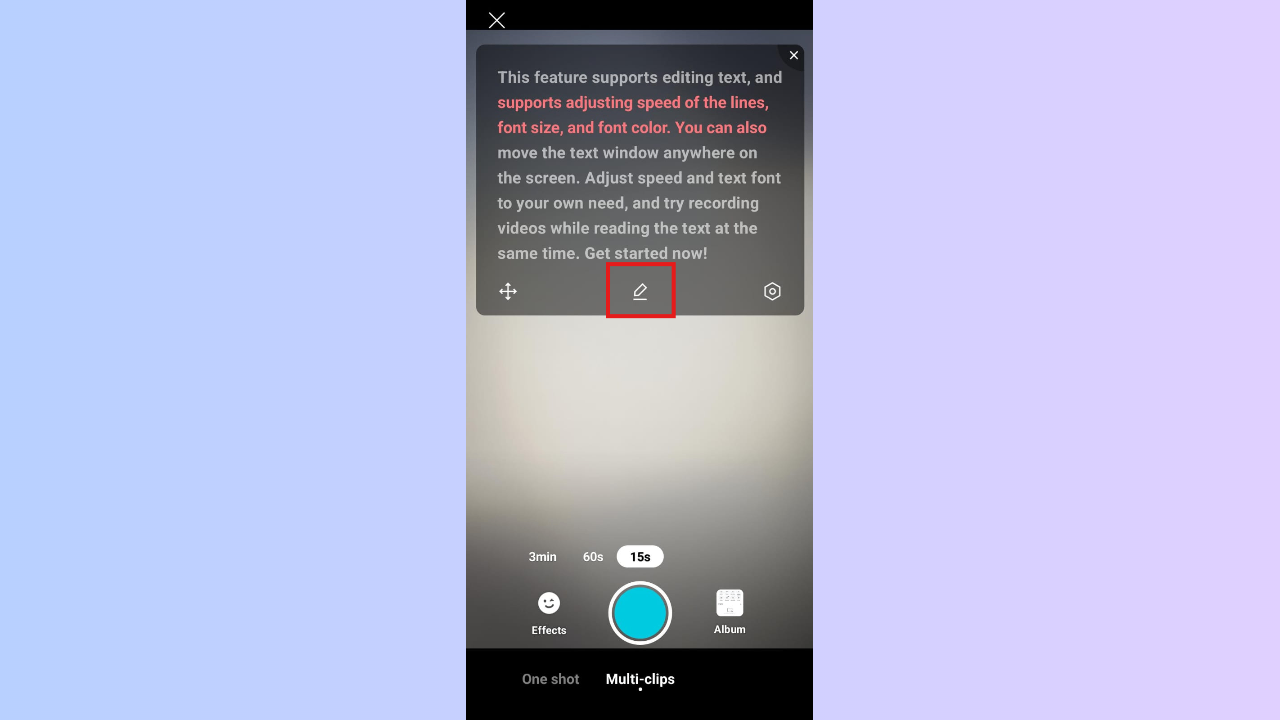 Kliknij ikonę ołówka