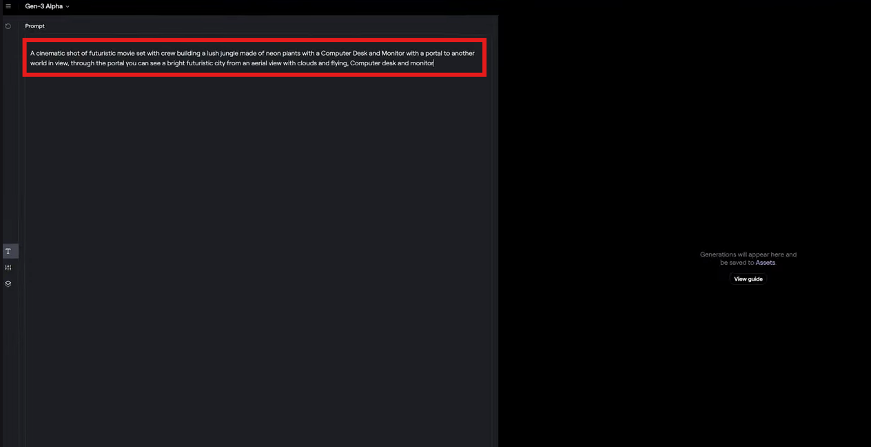 ป้อนพรอมต์