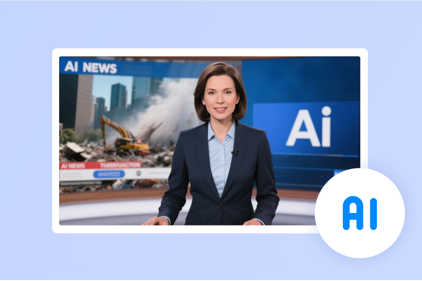 ai news anchor without limitation