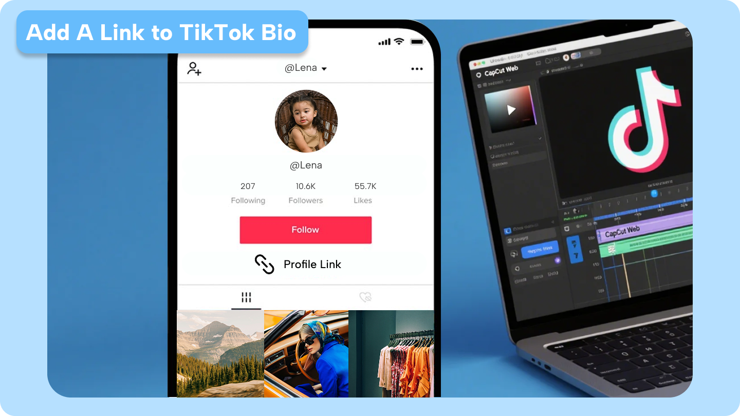 如何在 TikTok 簡介中新增連結