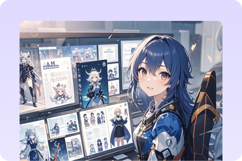 Video hoạt hình nhân vật viễn tưởng