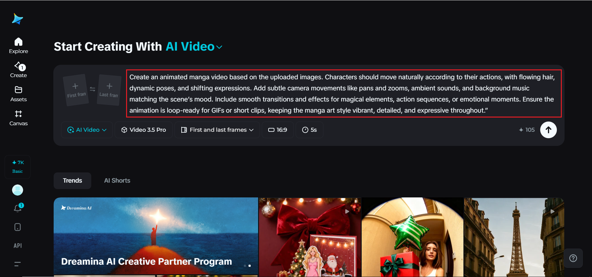 Text till video