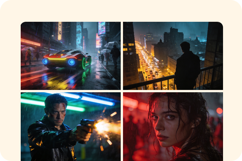 Film storyboard using Bytedance Seedance AI video generator