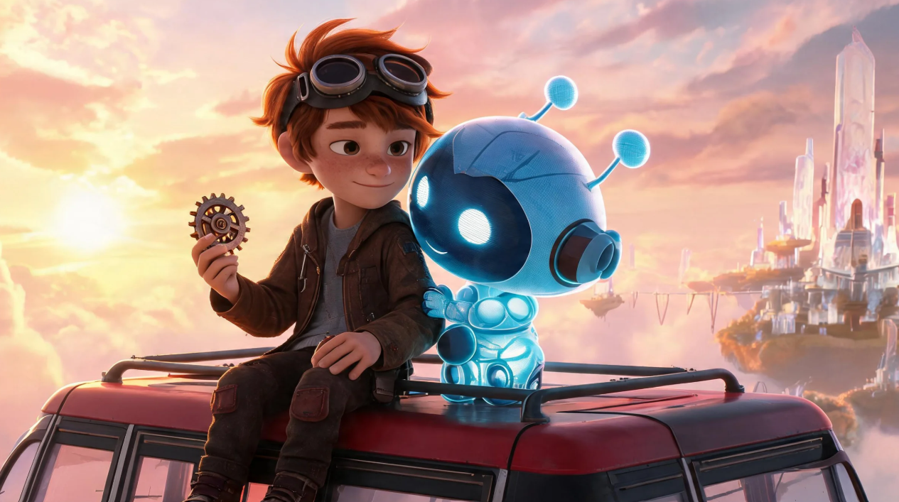 Character storytelling videos visual