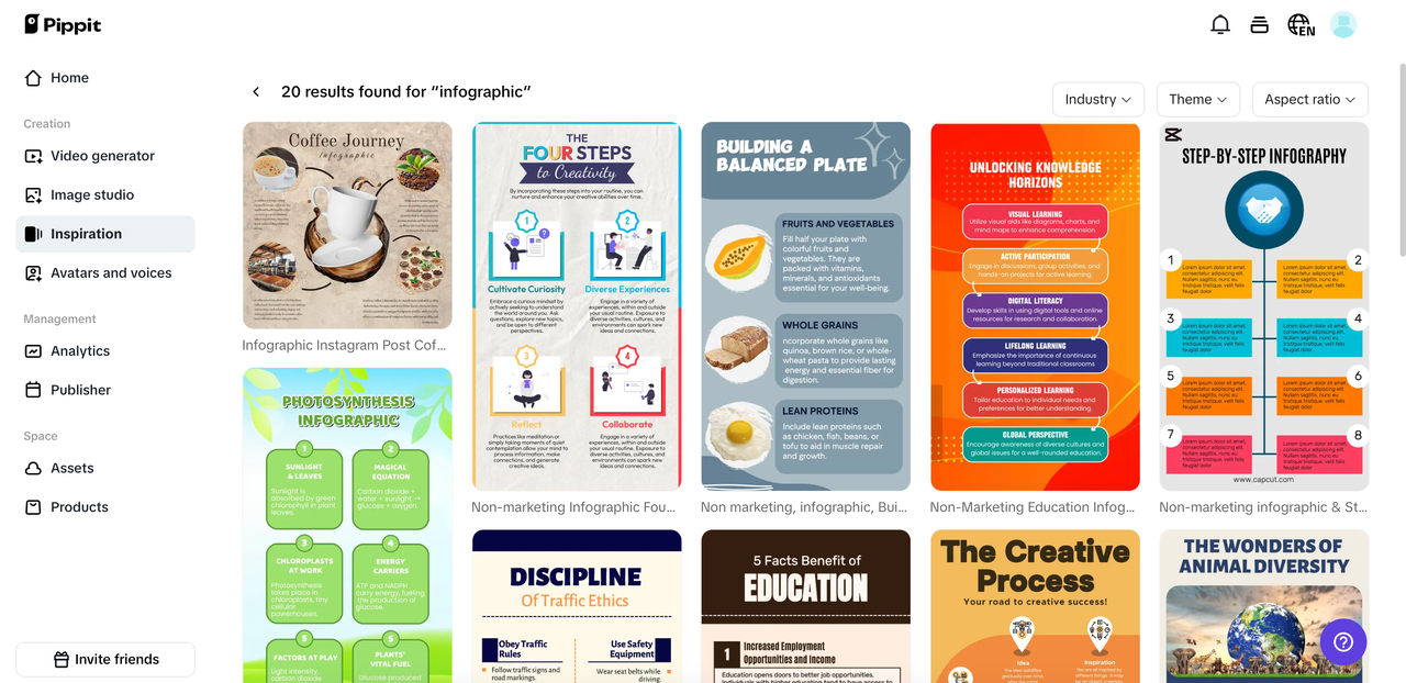 Naangkop na mga template