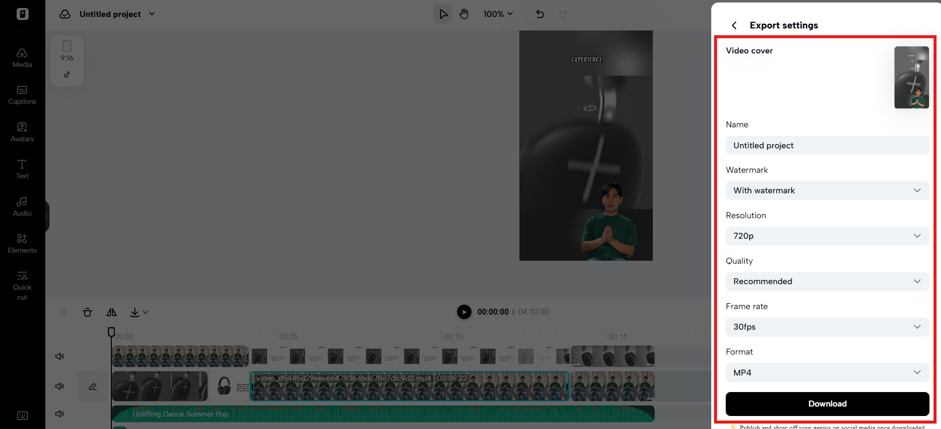 Fine-tune and export