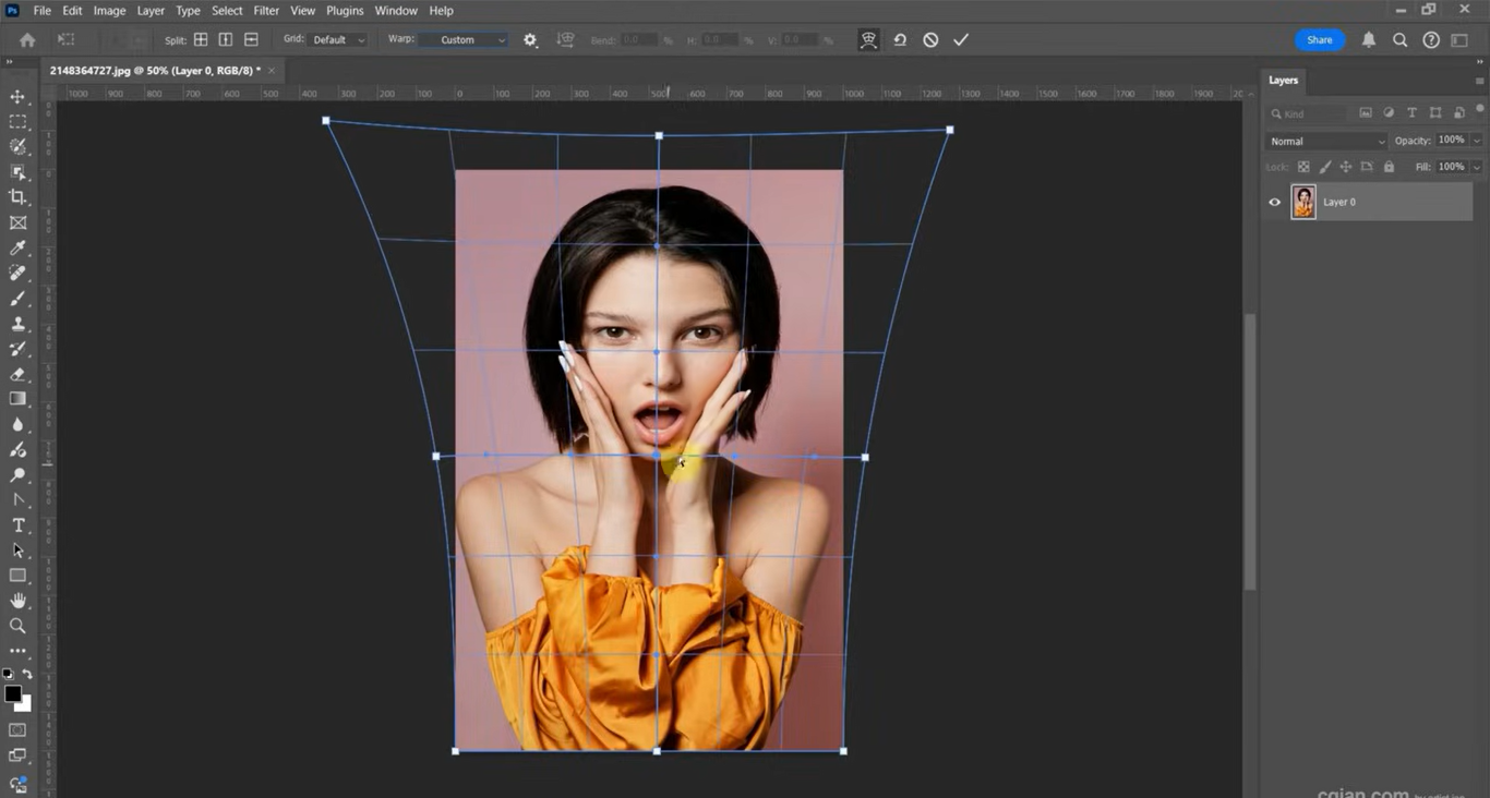 Adjust Control Points and finalize
