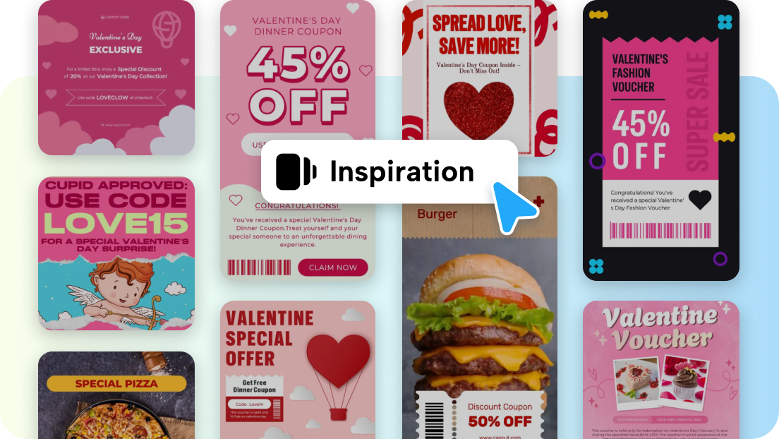 Färdiga kupongmallar