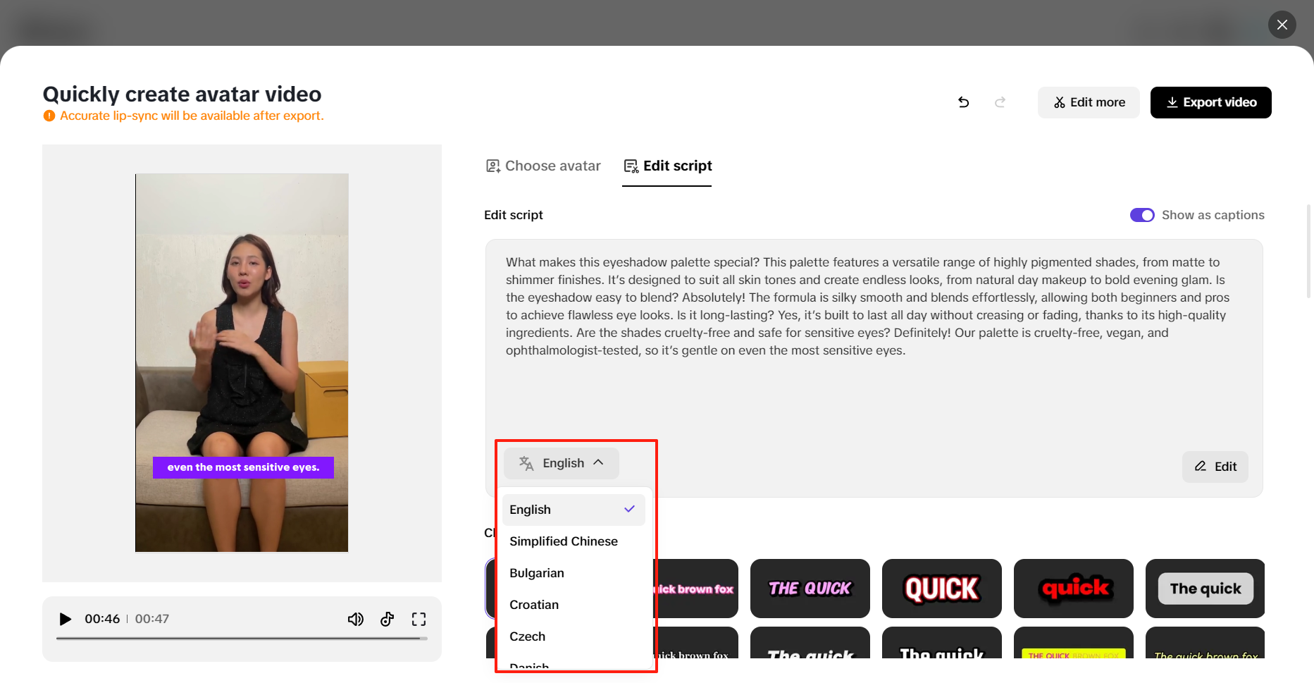 Communicate across languages