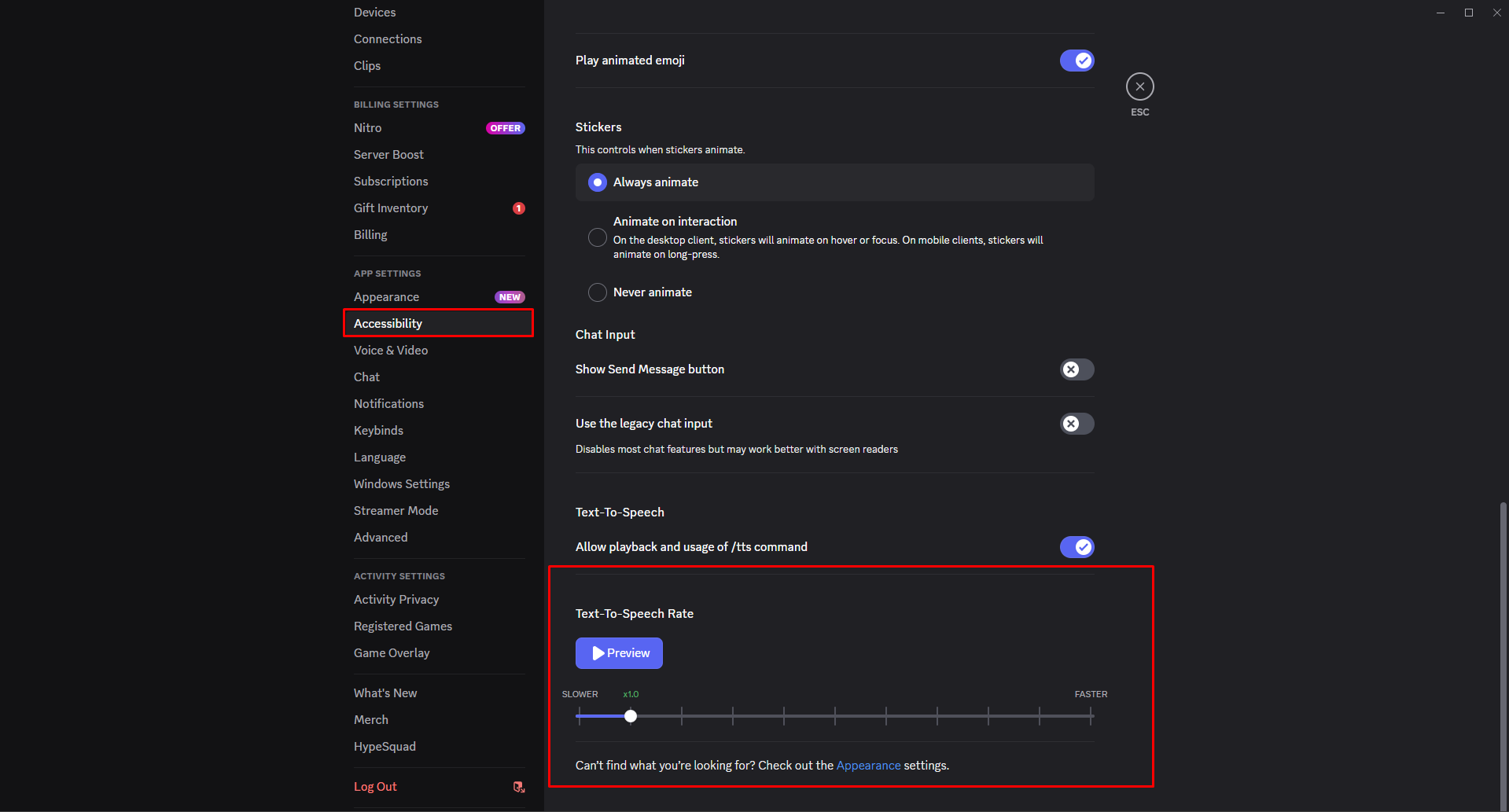 在 Discord 中啟用 TTS 指令