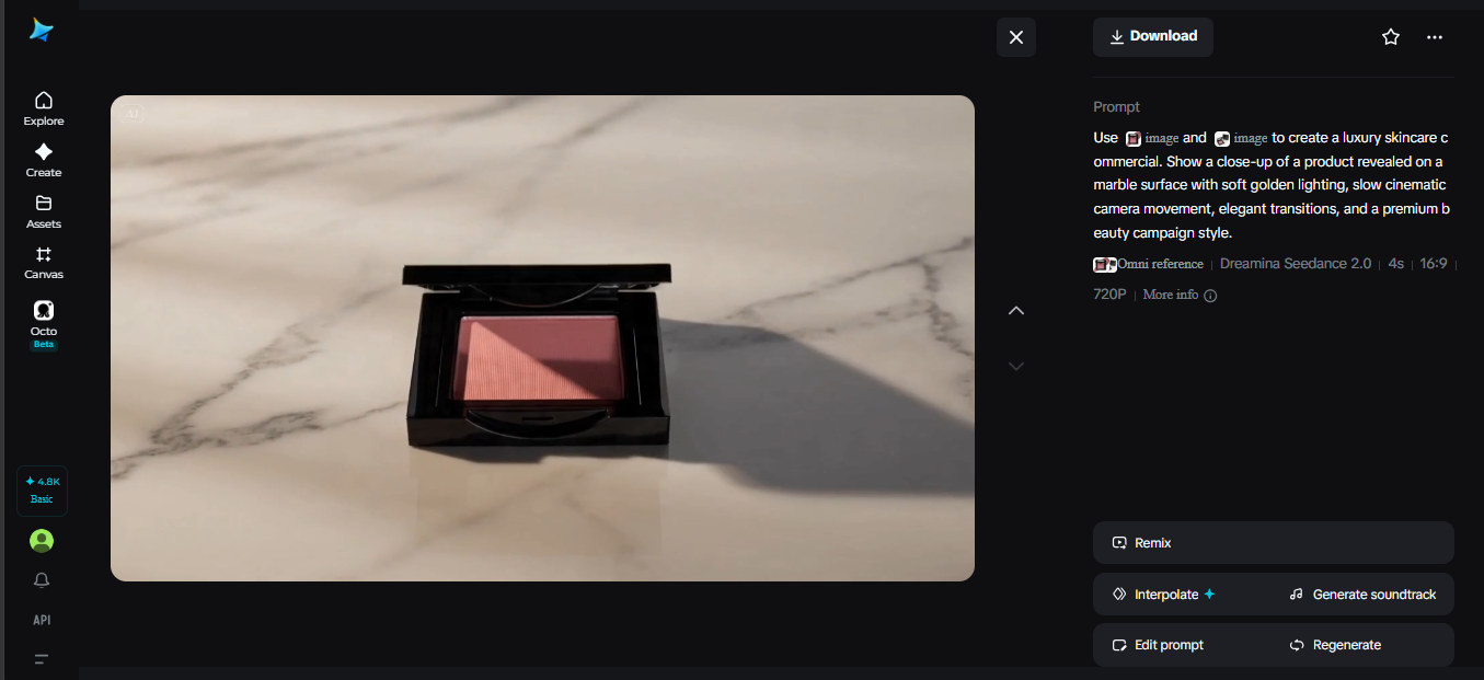 Preview, enhance, and download your video
